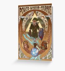 Art Nouveau Legend of Zelda Greeting Card