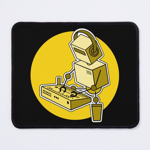 Item preview, Robot Musician Playing 909 Drum Machine designed and sold by AtomicMalibu.