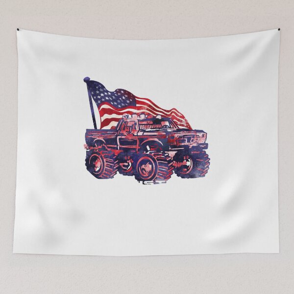 Item preview, Whistlin diesel american flag designed and sold by lucky-fern.