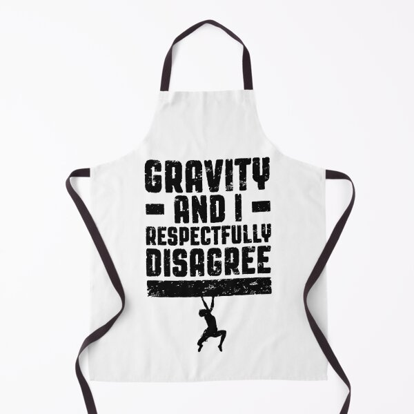 Item preview, Gravity And I Respectfully Disagree Bouldering Climber Boy designed and sold by GrandeDuc.