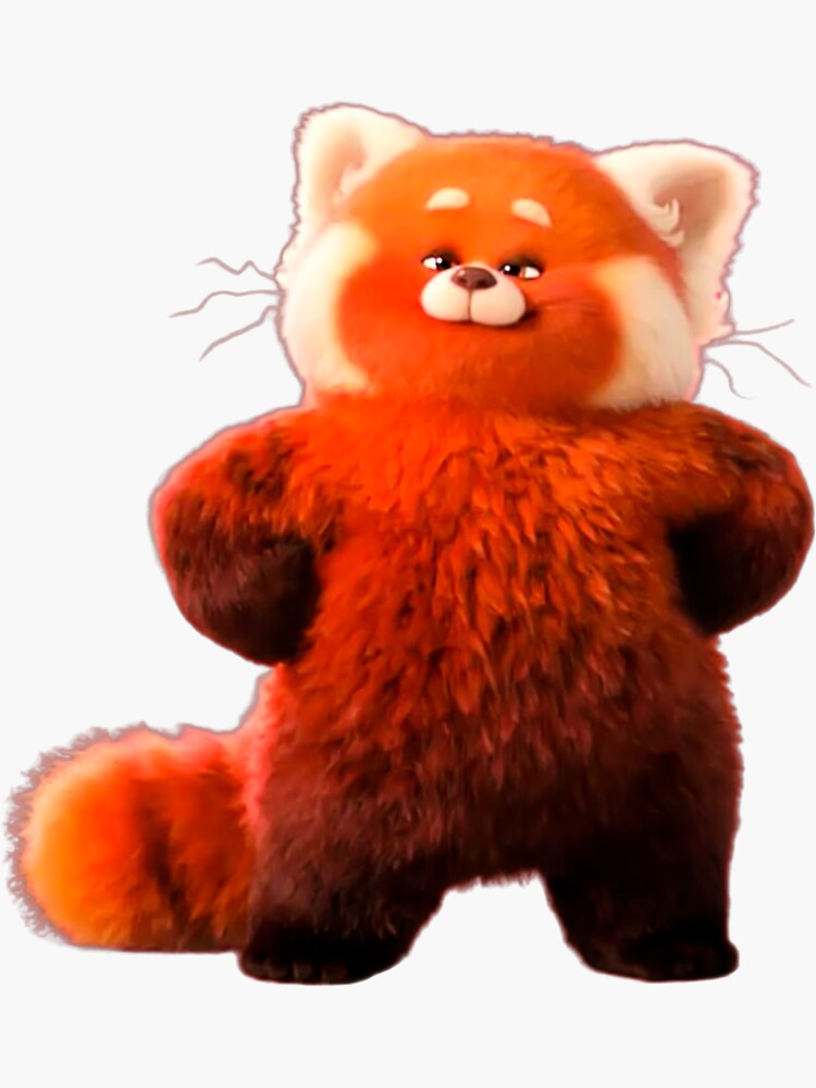 "Turning Red - Panda Turning Red" Sticker for Sale by Kittyoseph