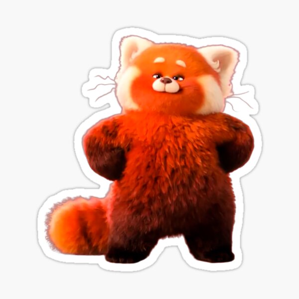 "Turning Red Panda Turning Red" Sticker for Sale by Kittyoseph