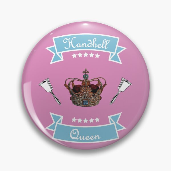 Item preview, Handbell Queen Blue on Pink designed and sold by SubtleSplit.