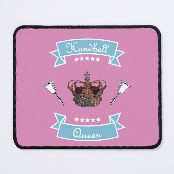 Item preview, Handbell Queen Blue on Pink designed and sold by SubtleSplit.