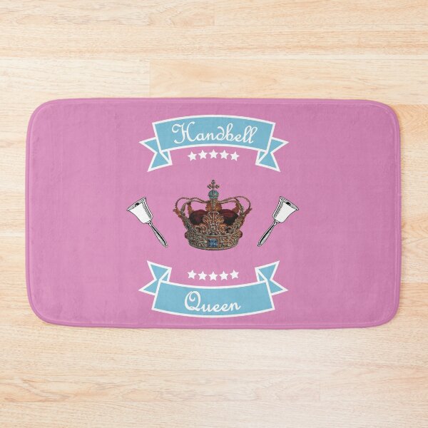 Item preview, Handbell Queen Blue on Pink designed and sold by SubtleSplit.