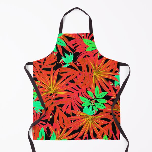 Item preview, Retro Inspired Orange Tropical Print designed and sold by TotallyRetroArt.