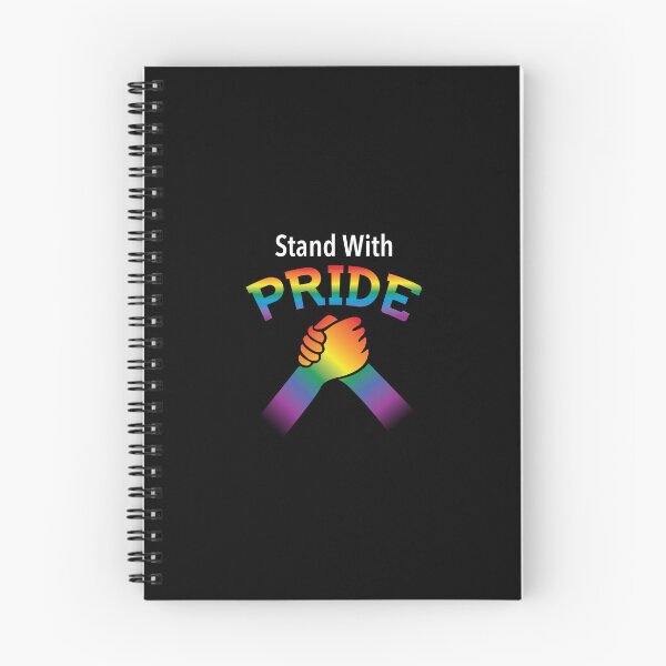 Item preview, 'Stand With Pride' (Black) designed and sold by The Button Gal.