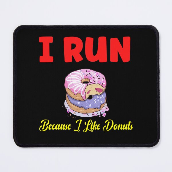 Item preview, I Run Because I Like Donuts Funny Donut Niche T-Shirt designed and sold by Peter Stawicki.