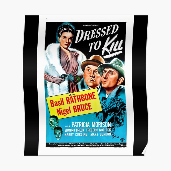 Dressed To Kill 1946 Movie Poster Tank Top Poster