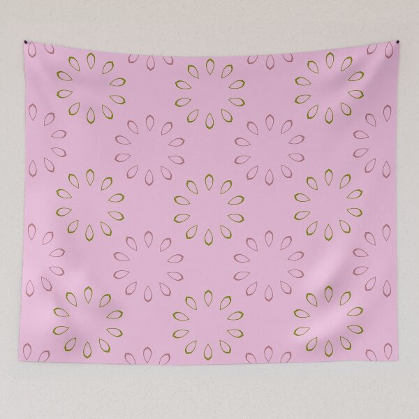 Item preview, Petal Pattern in Pink and Green designed and sold by KeksWorkroom.