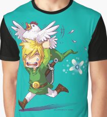 Camiseta gráfica Cucco Run! - La leyenda de Zelda