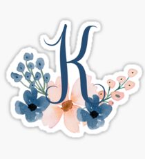 Monogram K Sticker