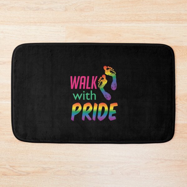 Item preview, 'Walk With Pride' (Black) designed and sold by The Button Gal.