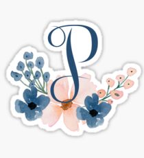Monogram P Sticker