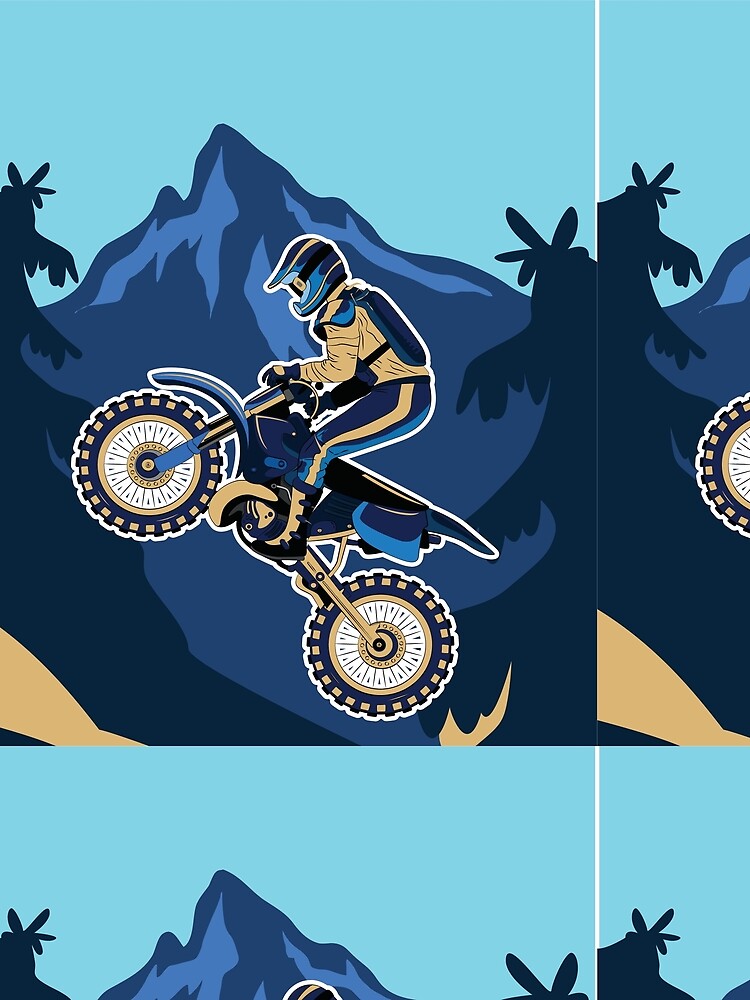 Mountain Bike Rider Artwork Design by designsprime1