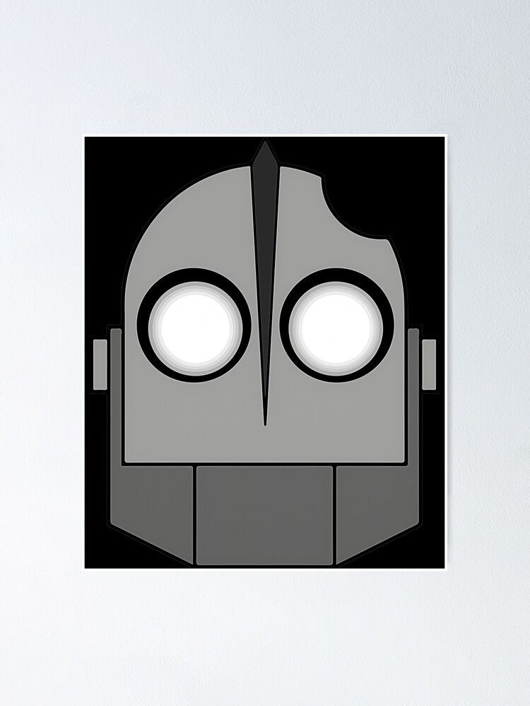 "The Iron Giant Head Head" Poster for Sale by levi1368 Redbubble