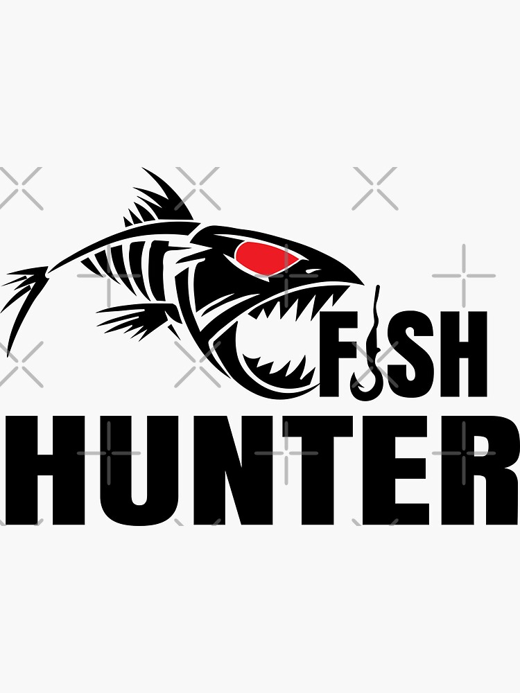 Fish Hunter - Fishing for Monster Carp Fishing  Sticker for Sale