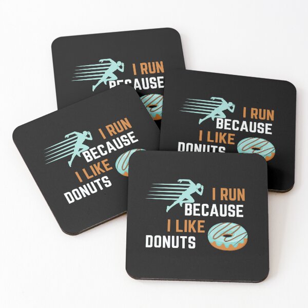 Item preview, I Run Because I Like Donuts designed and sold by Boomroom.