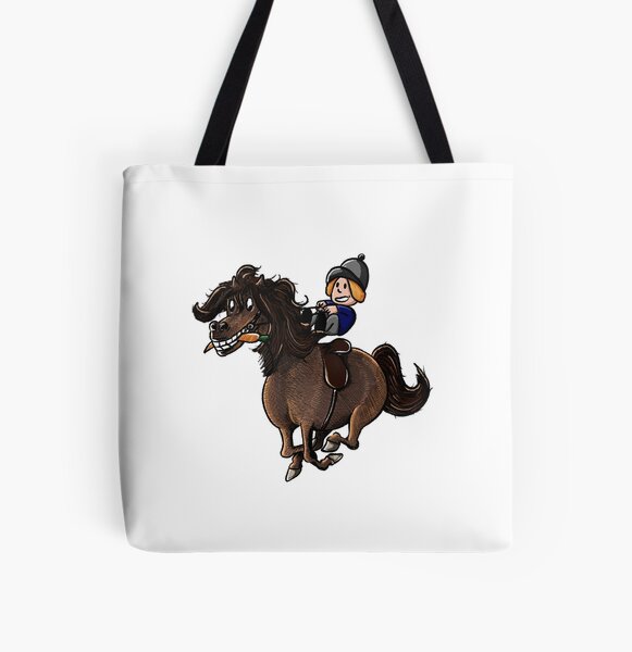 Item preview, mignon, cheval, et, cavalier, illustration designed and sold by Rory's Cards :) .