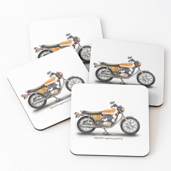 Item preview, Drawing Classic Motorbike BSA A70 designed and sold by GaalArt.