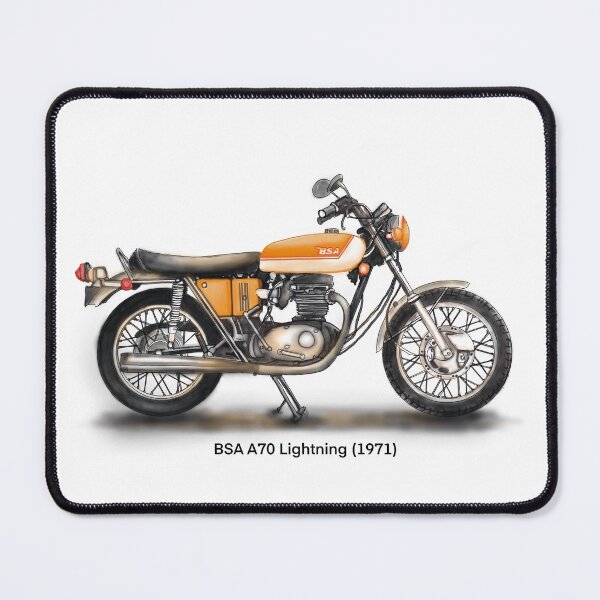 Item preview, Drawing Classic Motorbike BSA A70 designed and sold by GaalArt.