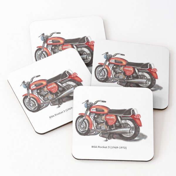 Item preview, Drawing Vintage Classic Motorbike BSA designed and sold by GaalArt.