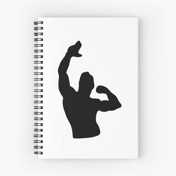 Item preview, Zyzz Pose Black Silhouette designed and sold by designsbyted.