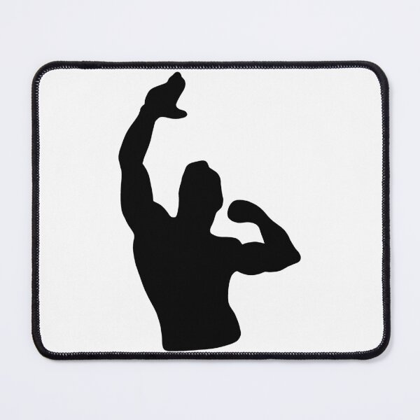 Item preview, Zyzz Pose Black Silhouette designed and sold by designsbyted.