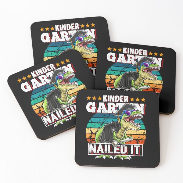 Item preview, KINDERGARTEN DINOSAUR GRADUATION RETRO VINTAGE GIFT FOR BOYS designed and sold by sobriowslen.