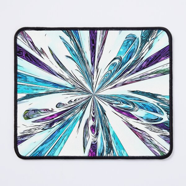 Item preview, White Aqua Purple interesting Design designed and sold by FancyFriendship.