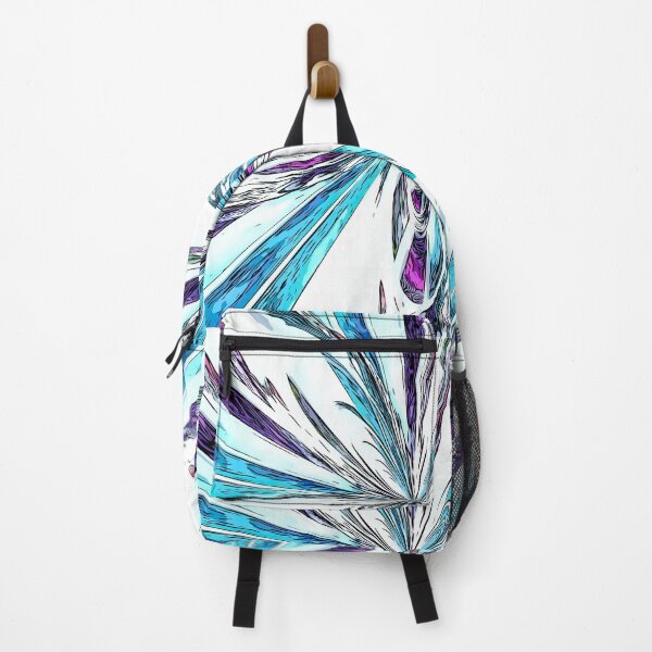 Item preview, White Aqua Purple interesting Design designed and sold by FancyFriendship.