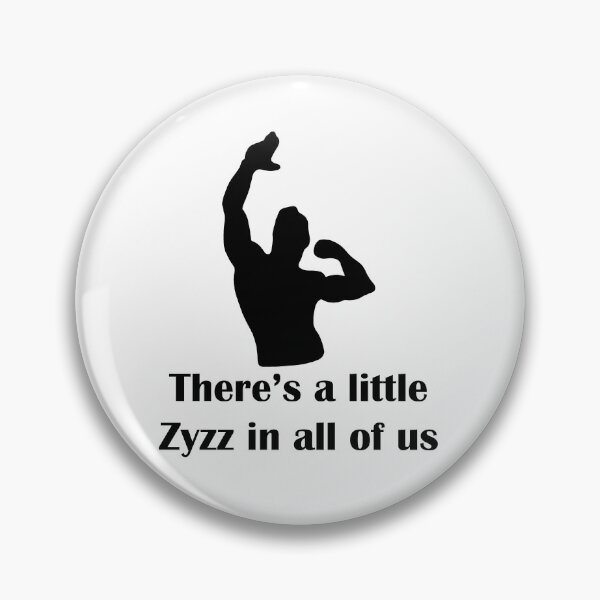 Item preview, There's a little Zyzz in all of us Black Silhouette designed and sold by designsbyted.
