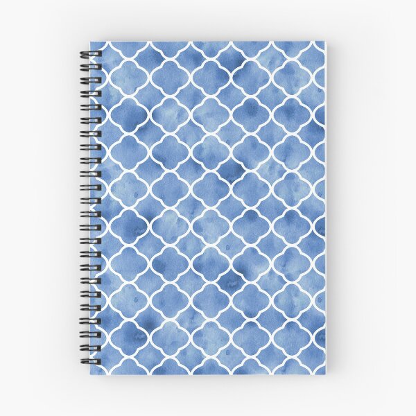 Item preview, Indigo Blue and White Moroccan Tile Pattern designed and sold by whimseydesigns.