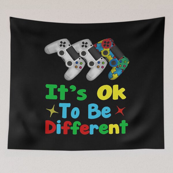 Item preview, It's Ok To Be Different Autism Awareness Autism Gift Game Autism Awareness Month Day designed and sold by HaaChris-Artis.
