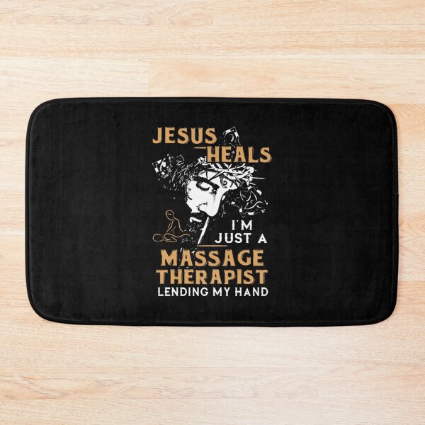 Item preview, Jesus Heals I'm Just A Massage Therapist designed and sold by aryagiri.