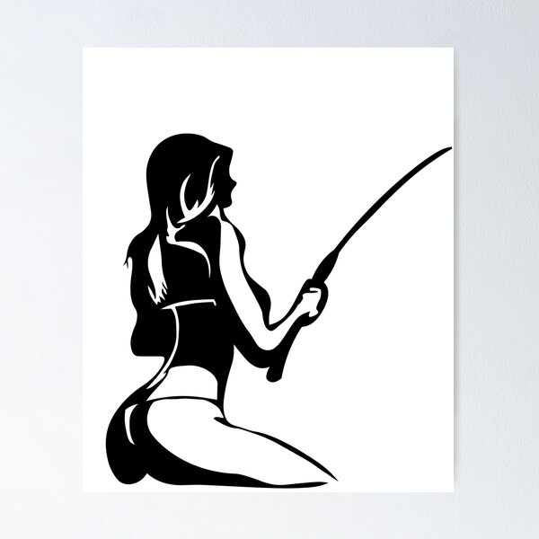Sexy Girl Fishing - Women Carp Fishing  Poster for Sale by TeeInnovations