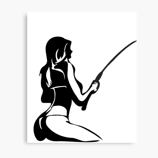 Fishing Sexy Metal Prints for Sale