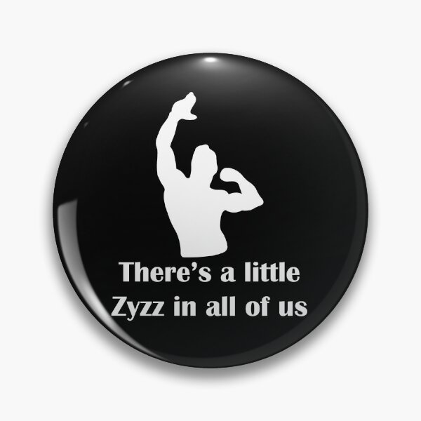 Item preview, There's a little Zyzz in all of us White Silhouette designed and sold by designsbyted.