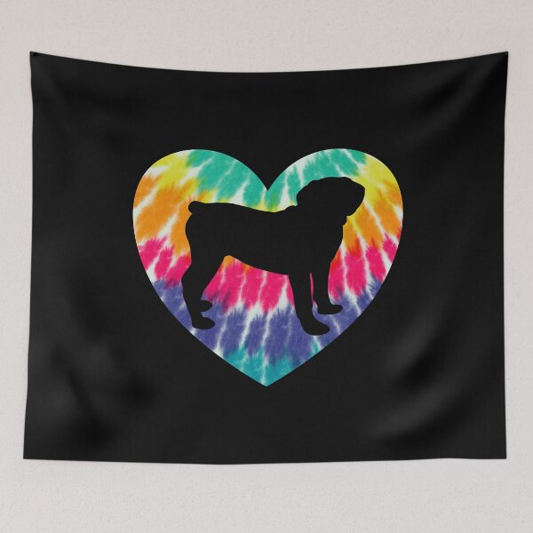 Item preview, Beabull Dog Heart With Tie Dye Print For Beabull Dog Mom designed and sold by JokeGysen.