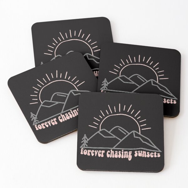 Item preview, Forever Chasing Sunsets Hiking Mountain Sun  designed and sold by eddejosspa.