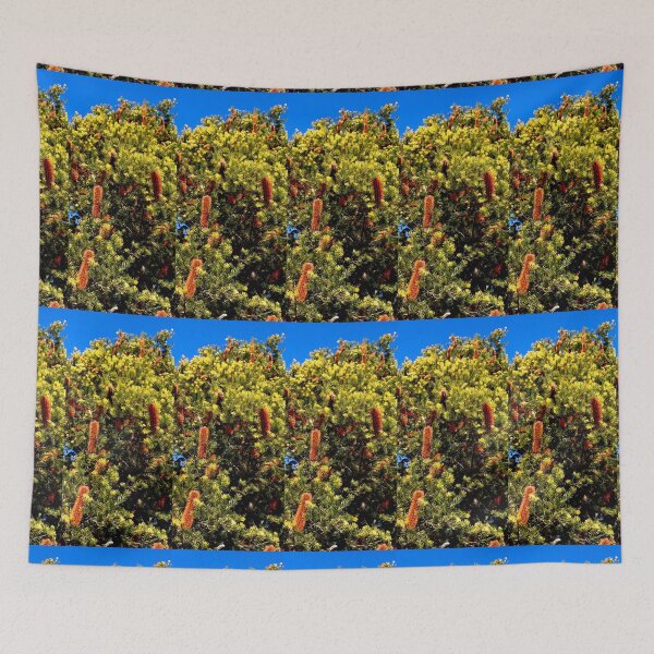 Item preview, Beaut Bottlebrush Sky designed and sold by KazM.
