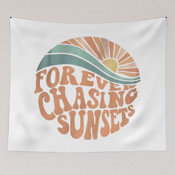 Item preview, Forever Chasing Sunset Adventure Summer Beach Vacation  designed and sold by dominiquepote.