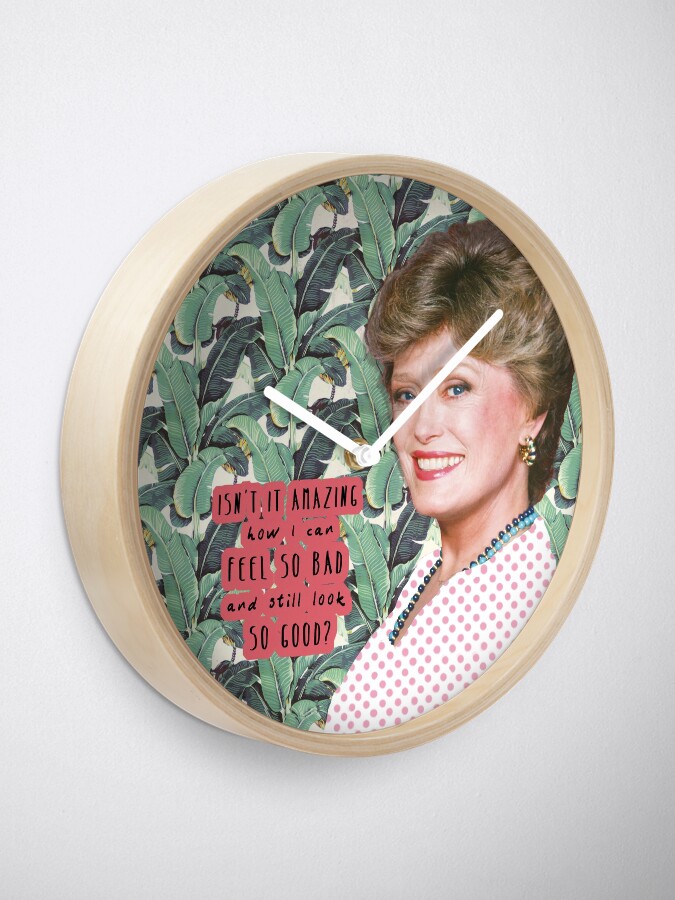 Alternate view of Blanche Devereaux 2 Clock