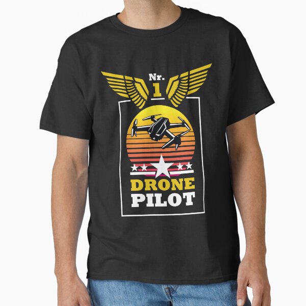 Item preview, #1 Drone Pilot Drone T-Shirt designed and sold by Futuretrend.