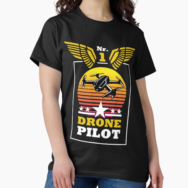 Item preview, #1 Drone Pilot Drone T-Shirt designed and sold by Futuretrend.