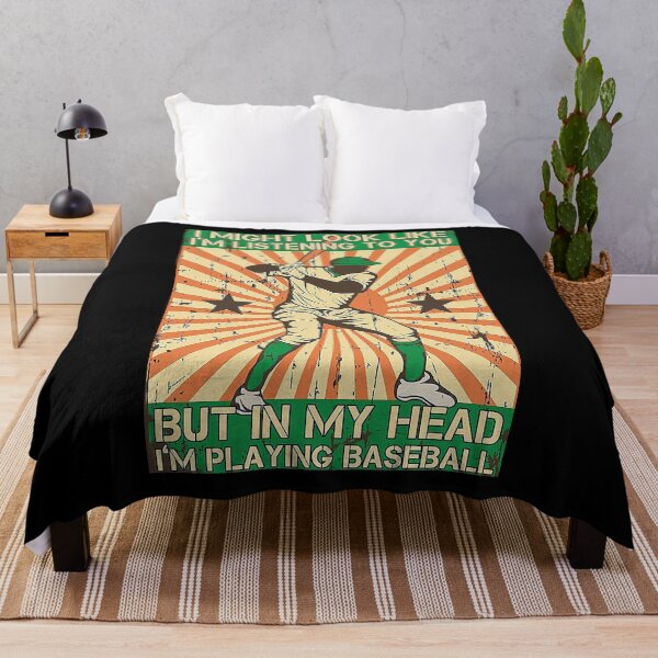 Item preview, Baseball Players In My Head I'm Playing Baseball designed and sold by cevyl49.