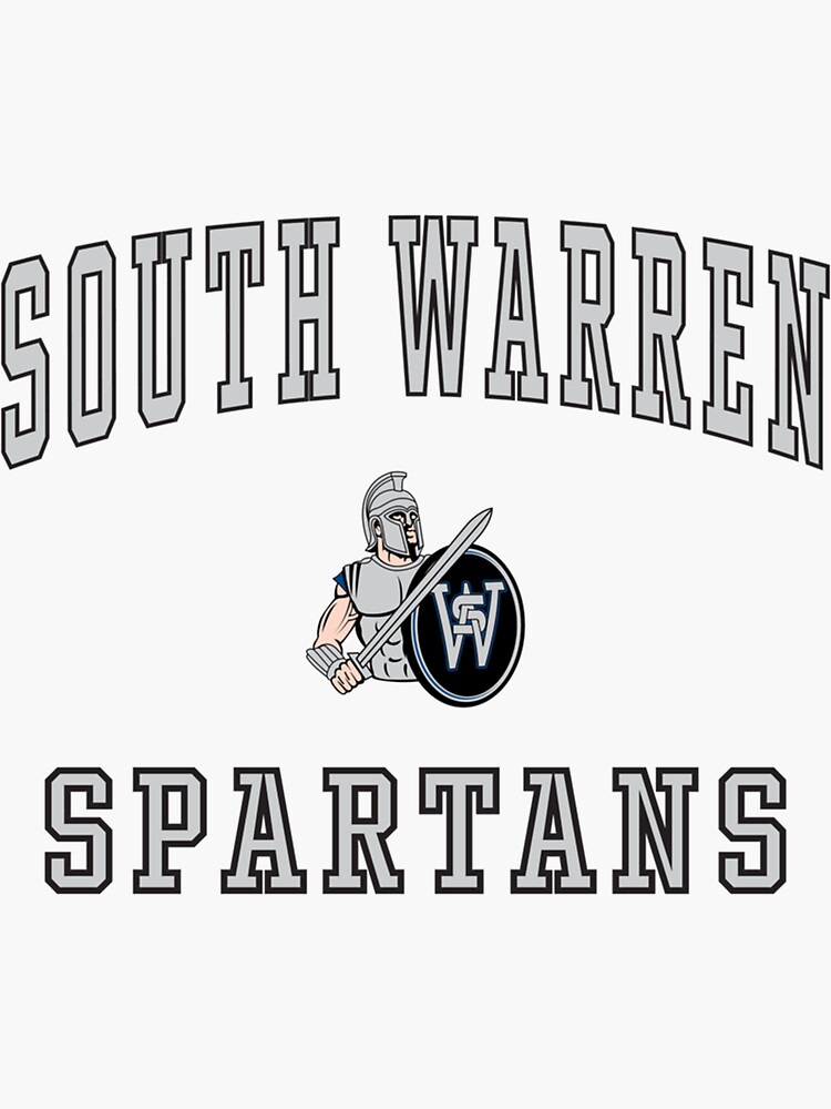 "South Warren High School Spartans " Sticker for Sale by KaiAnhSUSS