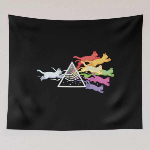 Item preview, Cat Prism Rainbow Light Funny Physics Science Spectral Cat designed and sold by Digital Story Time.