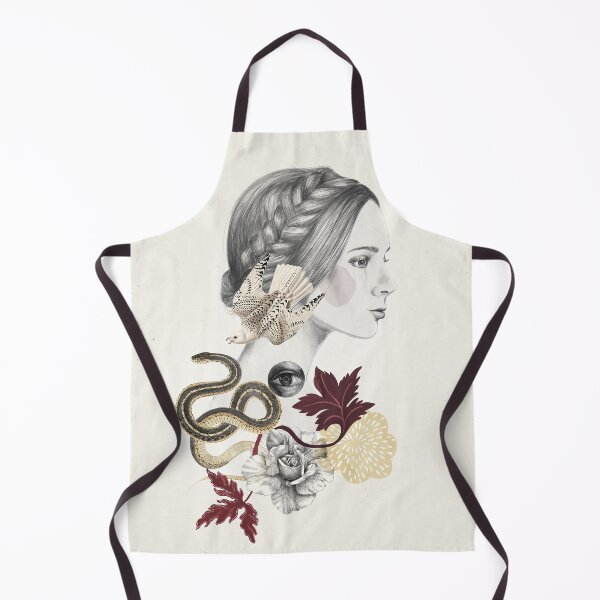 Item preview, Girl with snake portrait designed and sold by printlove.