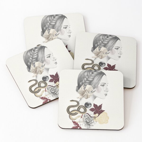 Item preview, Girl with snake portrait designed and sold by printlove.